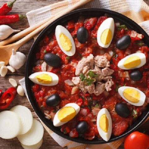 Salad Mechouia ( Grilled Salad )