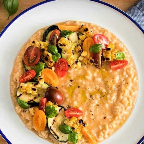 Vegetable Risotto With Extra Virgin Olive Oil